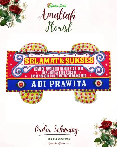 Papan Bunga Ucapan Selamat rappocini